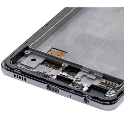 For Samsung Galaxy A72 4G / A725 OLED assembly With frame / black  (Refurbished)(SKU:1484055)