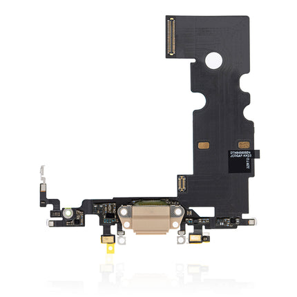 For iPhone 8 Charge Port Flex Cabe Gold(Aftermarket Plus)(SKU:1085310)