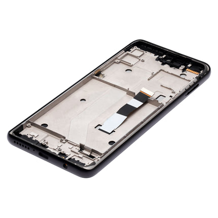 For Motorola One 5G Ace LCD assembly With Frame Black Refurbished (SKU:1563437)
