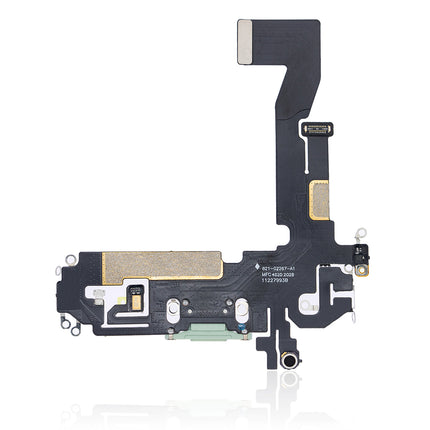 For iPhone 12 Charge Port Flex Cabe Green(Premium OEM)(SKU:1479622)