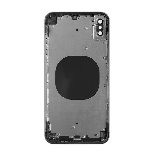 For iPhone Xs max | Back Cover Assembly with small parts(No Logo) | Black(Aftermarket Plus)