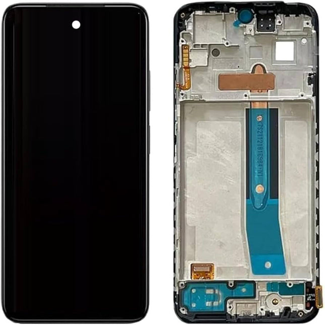 For Xiaomi Redmi Note 12S OLED Assembly With Frame Black (Aftermarket Plus)(SKU:1532645)