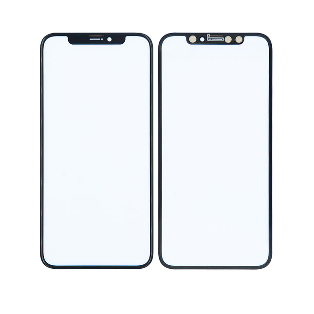 For iPhone Xs | Front Glass/Lens With OCA | Black(Aftermarket Plus)
