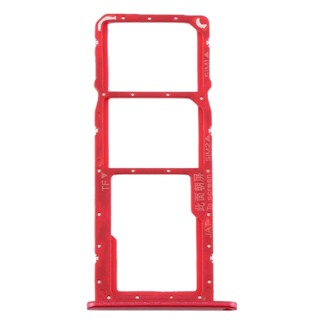 For Huawei Y6 2019 | Sim Card Tray/Dual Sim Card | Red(Premium OEM)