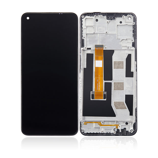 For OPPO A53 5G / A53S 5G | LCD Assembly With Frame | Black(Refurbished)