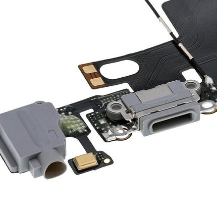 For iPhone 6 Charge Port Flex Cable/Earphone Flex Cable Black(Aftermarket)(SKU:1076117)