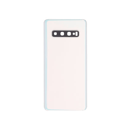 For Samsung Galaxy S10/G973 Back Cover With Camera Cover(No Logo) White(Aftermarket Plus)(SKU:1113383)