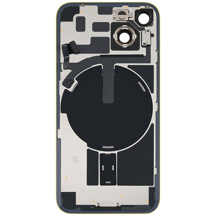 For iPhone 14 Lens for back cover With bracket and back camera lens / Magnetic Yellow (Aftermarket Plus)(SKU:1506291)