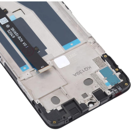 For ZTE Blade A71 LCD assembly with Frame Black (SKU:1564978)