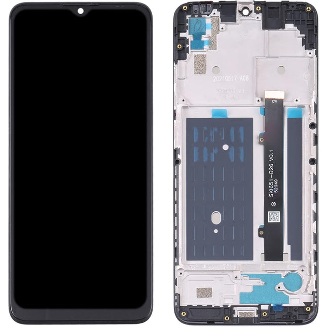 For ZTE Blade A51 LCD assembly with Frame Black (SKU:1564974)