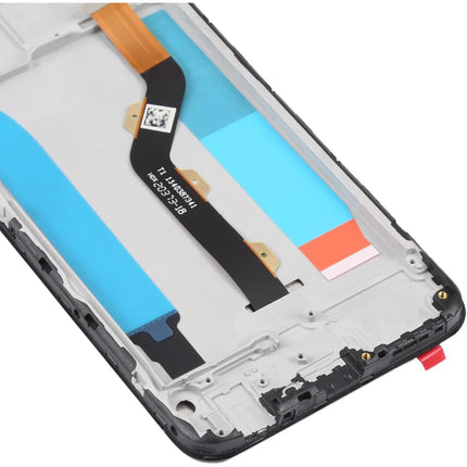 For Infinix X655 LCD assembly with Frame Black (SKU:1564316)