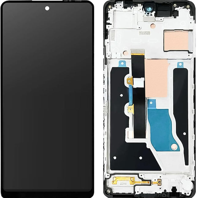 For Infinix note 30 Pro/X678B OLED assembly with Frame Black (SKU:1564323)