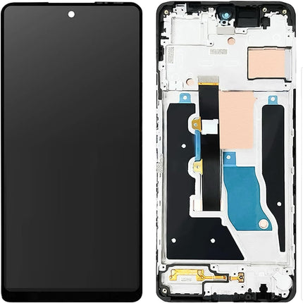 For Infinix note 30 Pro/X678B LCD assembly with Frame Black (SKU:1564322)