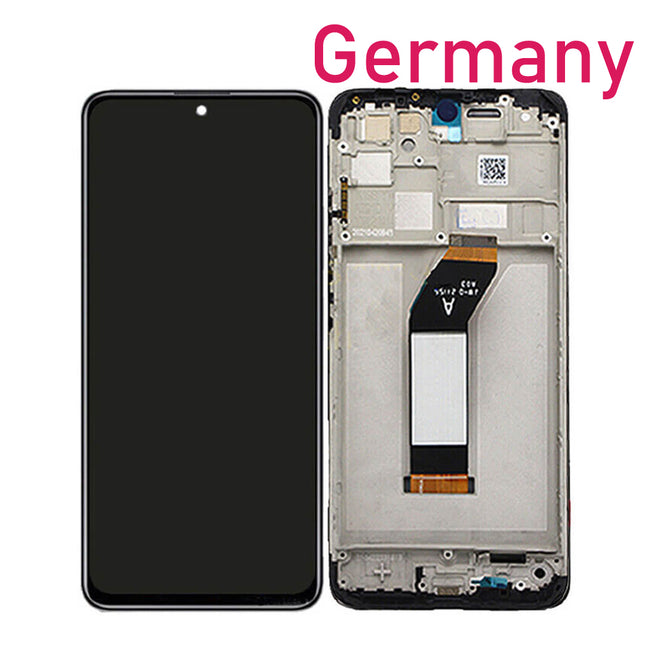 For Xiaomi Redmi Note 11 4G LCD Assembly With Frame | Black (Refurbished)***DE Warehouse***