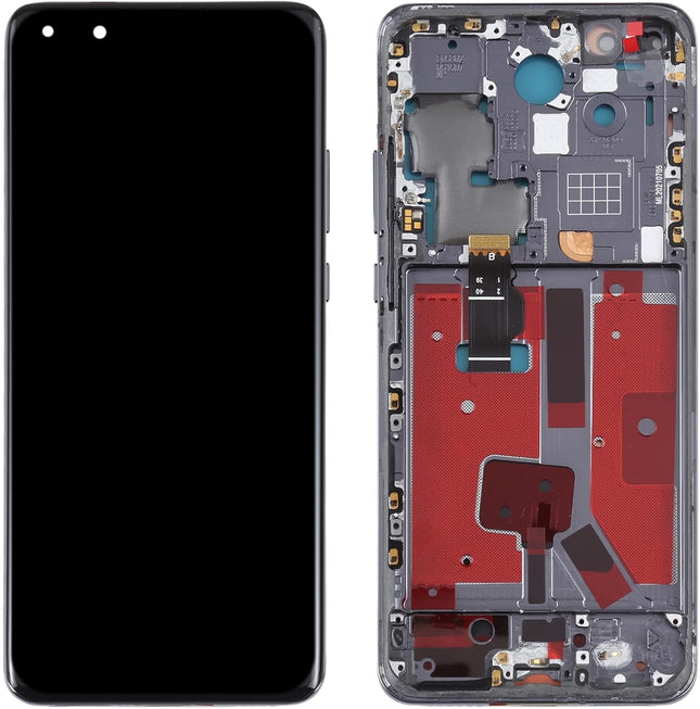 For Huawei P40 Pro | LCD Assembly With Frame | Black(Premium OEM)