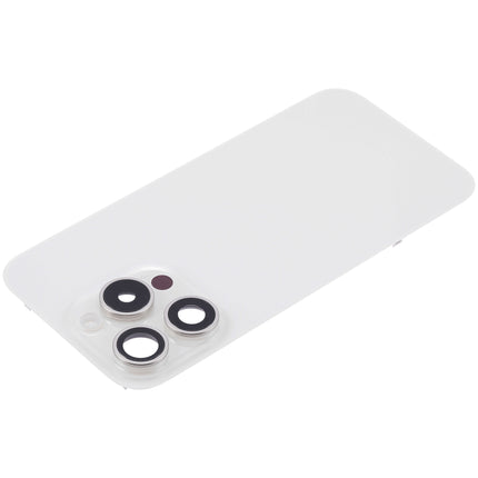 For iPhone 15 Pro Lens for back cover With bracket and back camera lens / Magnetic White (Aftermarket Plus)(SKU:1555165)