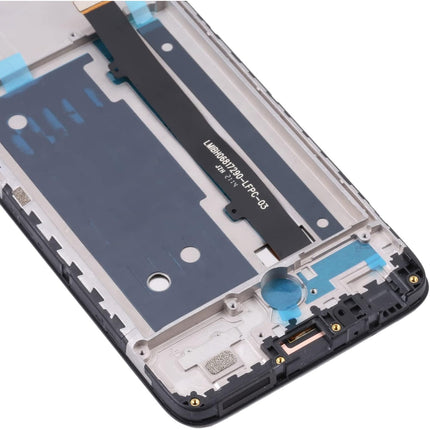 For ZTE Blade V30 Vita LCD assembly with Frame Black (SKU:1564980)