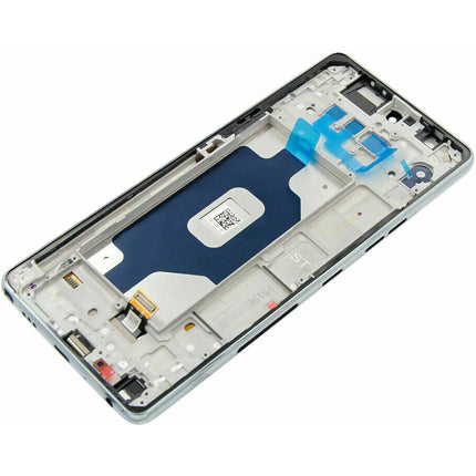 For LG Stylo 6 LCD assembly with Frame Silver (SKU:1564458)