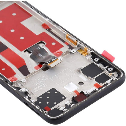 For Huawei Nova 7 SE LCD assembly with Frame Black (SKU:1565561)