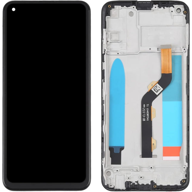 For Infinix X655 LCD assembly with Frame Black (SKU:1564316)