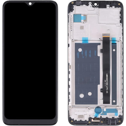 For ZTE Blade V30 Vita LCD assembly with Frame Black (SKU:1564980)