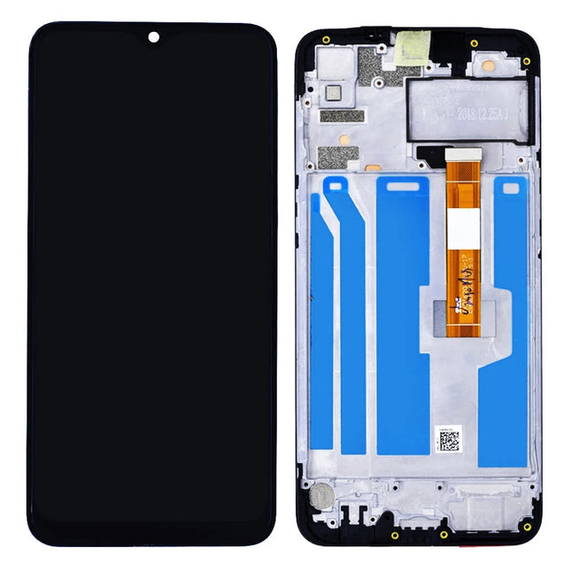 For Realme Realme 3 LCD Assembly With Frame | Black(Refurbished)