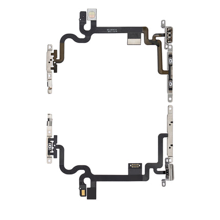 For iPhone 7 Volume On/Off Flex Cable With Clip (Premium OEM)(SKU:1081462)