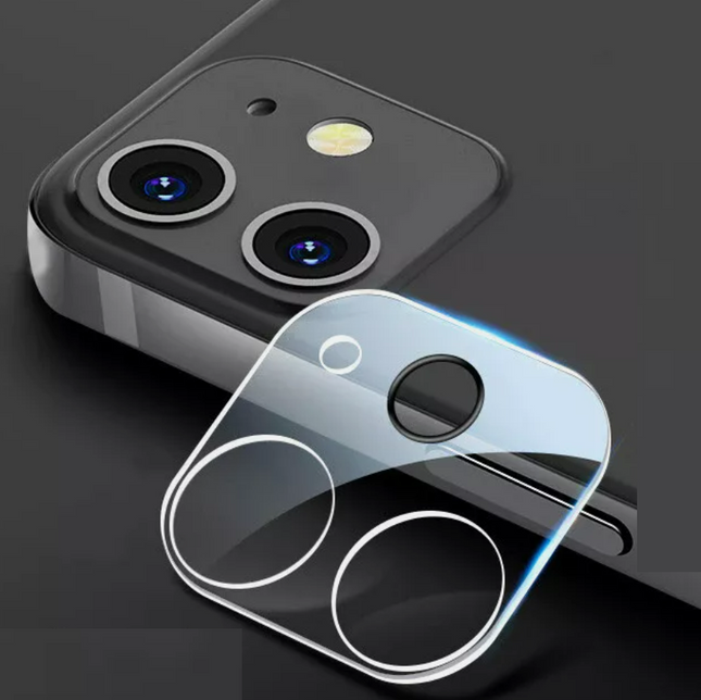 For iPhone 12 | Tempered glass | Camera Lens Cover 3D Transparent (10pcs)
