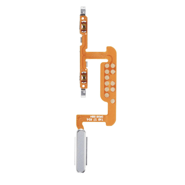 For Samsung Galaxy Tab S7 / T870 Finger Print Sensor Flex Cable Silver (Premium OEM) (SKU:1563918)