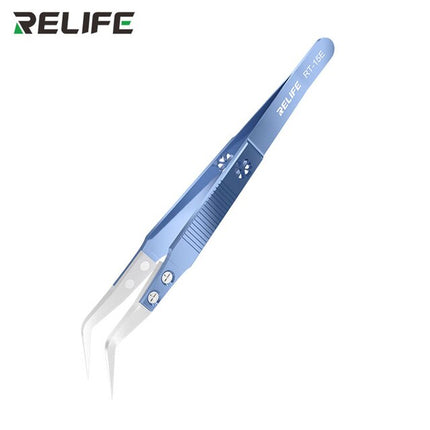 Relife RT-15E Anti-Static Resistant Ceramic Precision Fly Leads Tweezers***DE Warehouse***(SKU:1531008)