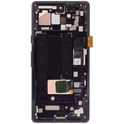 For Google Pixel 7A / OLED Assembly With frame / black  (Aftermarket Plus)(SKU:1561342)