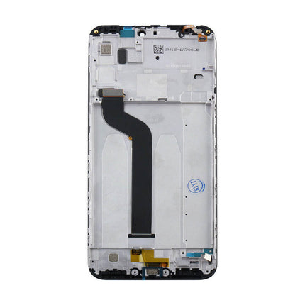 For xiaomi A2 lite/Redmi 6 Pro LCD Assembly With Frame Black(Refurbished)(SKU:1090437)