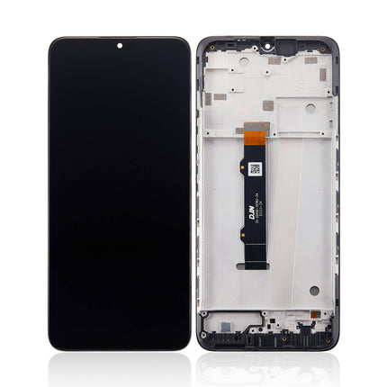For Motorola G50 LCD Assembly With Frame/4G | Black(Refurbished)