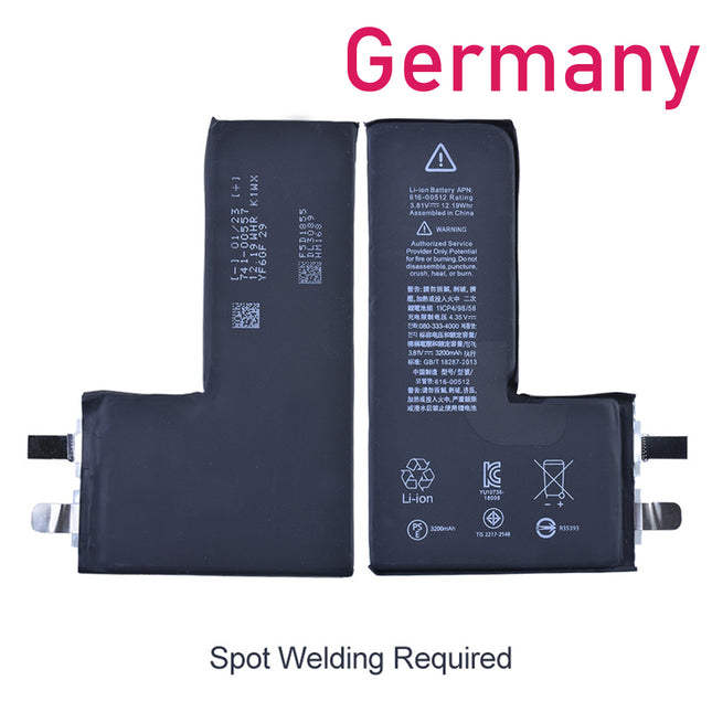 For iPhone XS Battery Cell Without Flex Cable  / 2658mah***DE Warehouse***