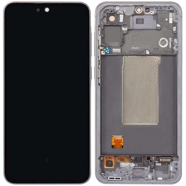 For Samsung Galaxy A56 5G OLED assembly with Frame Black (Aftermarket Plus)(SKU:1564480)
