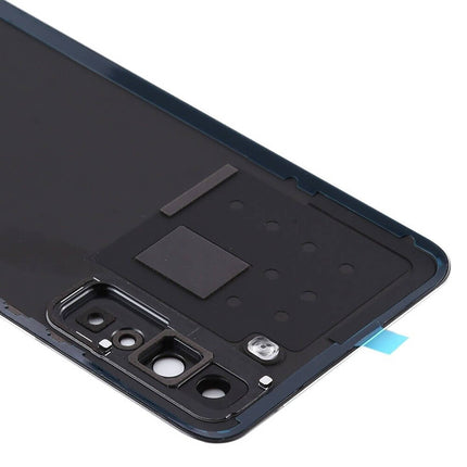 For Huawei P40 Lite 5G Back Cover With Camera Cover Black(Aftermarket Plus)(SKU:1481828)