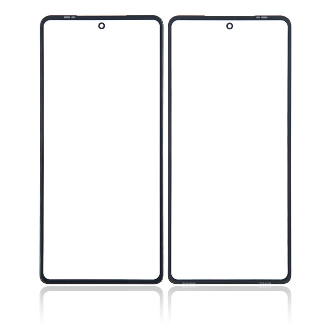 For Motorola Edge 30 Front Glass Lens With OCA | Black (Aftermarket)