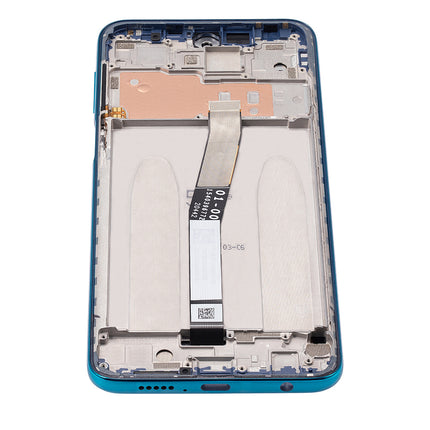 For Xiaomi Redmi Note 9 Pro/Redmi Note 9S LCD Assembly With Frame Blue(Refurbished)(SKU:1358940)