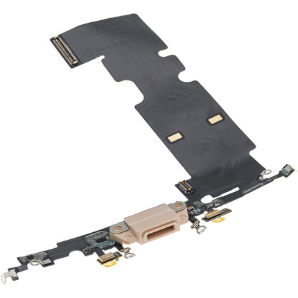 For iPhone 8 plus Charge Port Flex Cabe Gold(Aftermarket Plus)(SKU:1085315)