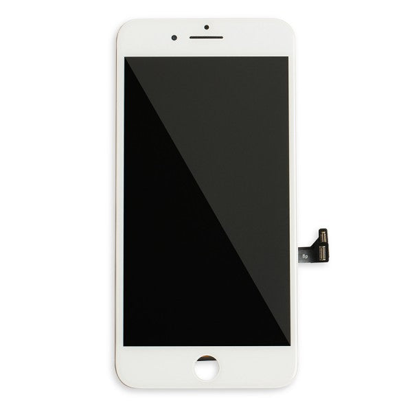 For iPhone 8 Plus | LCD Assembly with Back Plate/Ear Speaker/Front Camera | White(Aftermarket)