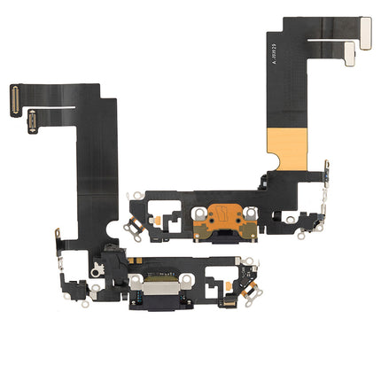 For iPhone 12 Mini Charge Port Flex Cabe Black(Refurbished)(SKU:1474976)