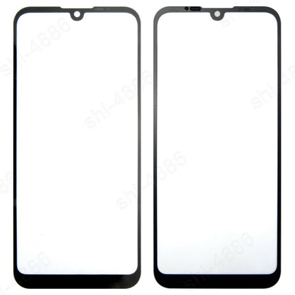For Motorola E6S | Front Glass/Lens | Black(Aftermarket Plus)