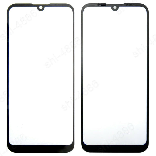 For Motorola E6S | Front Glass/Lens | Black(Aftermarket Plus)
