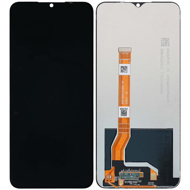 For OPPO A57s LCD Assembly | Black(Refurbished)