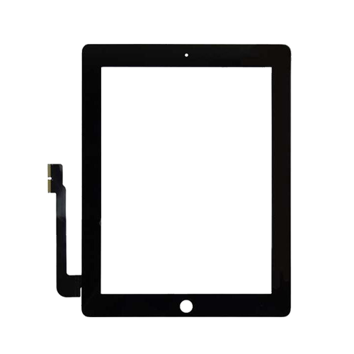For iPad 3 | Touch/Digitizer with camera bracket/adhesive | Black(Aftermarket Plus)
