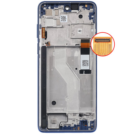 For Motorola G Stylus 2022 LCD assembly with Frame/XT2211/4G Blue (SKU:1565273)