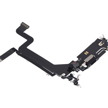 For iPhone 14 pro max Charge Port Flex Cable Black (Refurbished)***DE Warehouse***(SKU:1530826)