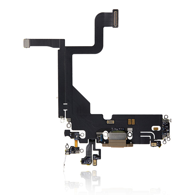 For iPhone 13 pro | Charge Port Flex Cabe | Gold(Premium OEM)