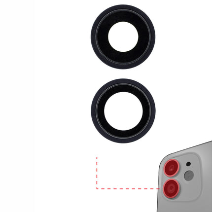 For iPhone 11 | Camera Lens With Sticker | (Aftermarket Plus)