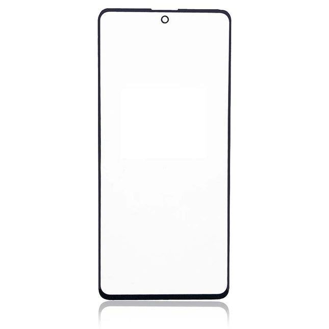 For Samsung Galaxy A71/A715 | Front Glass/Lens With OCA | Black(Aftermarket Plus)